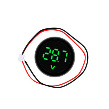 Compacte ABS digitale voltmeter 2 draadaansluiting-Groente
