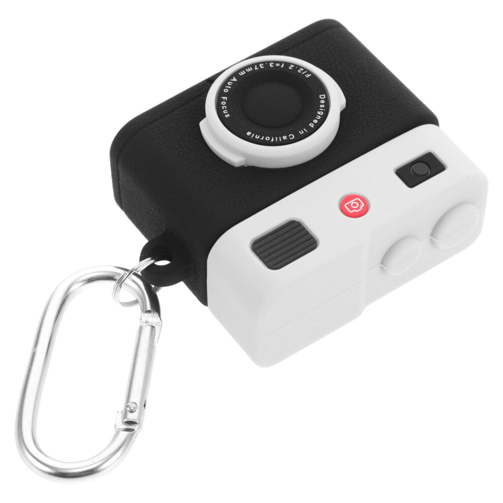 Vintage Camera Earphone Case With Clip Â Travel Pouch For Cordless Earbuds, Compatible With Airpods 3Rd 9479868437456