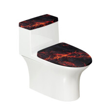 Toilet Lid Cover and Toilet Tank Lid Cover Pack of 2 Washable Fits All Toilet Shapes