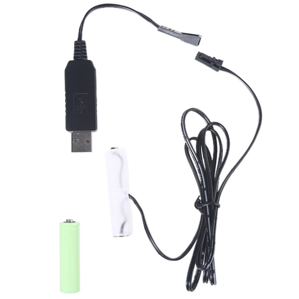 Usb Lr6 Aa Battery Eliminator Can Replace Aa-4 Aa 1.5V Batteries For Lights Toys Green 9028731594095