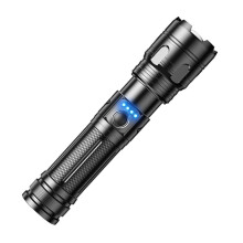 Super Bright USB Rechargeable Flashlight for Outdoor, Camping, Hiking – High Lumens, Compact Travel Safety Light