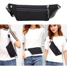 Waterproof Waist Pack - 8.66"x3.94"x0.39" Men's Crossbody Phone Bag, Multifunctional Fanny Pack with Belt for Running, Travel, and Work Essentials