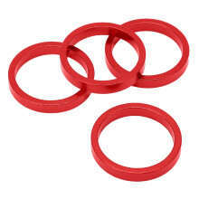Cykelstyrlagerdistans, aluminiumlegering långvarig lättviktig höghållfast cykel framgaffelpackning för racercykel 28,6 mm rör