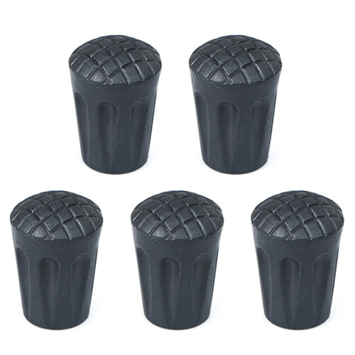 Secure and Functional Trekking Pole Tip Cap Walking Stick Boot Cover (5pcs)