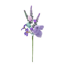 Artificial Easter Egg Picks Rabbit Flowers 1/5PCS