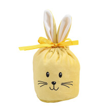 1pc Easter Gift Bags with Rabbit Ears – Reusable for Egg Hunts, Parties & Birthdays – Compatible with Easter Themes