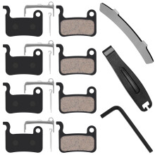 pares de pastillas de freno para bicicleta + 3 herramientas, compatibles con Shimano Deore XT, SLX, XTR, Saint, Alfine y más.