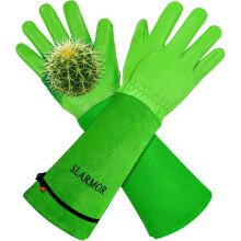PUMIER Long Gardening-Gloves Women/Men-Thorn proof Rose Pruning Heavy Duty Gauntlet-L