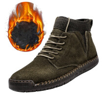 Herr vintage-stövlar, casual loafers och bilskor – Mjukt läder, andningsbara, halkfria, kompatibla med kontor och arbete