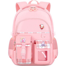 Cute Backpack for students Kawaii Bookbag Elementary Middle School Student Back Packs Aesthetic Travel Daypack Ages 6-8 8-10 10-12 (Blue,L)
