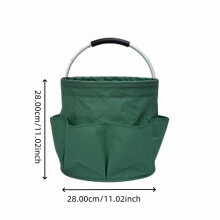 1 coș de depozitare portabil, coș de cumpărături, coș pliabil pentru unelte de grădină, coș de picnic în aer liber, geantă de plajă,