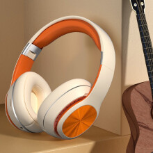 Bluetooth Headphones, Over-Ear Headphones Head Mounted Wired and Wireless Double Mode Foldable Soft Headband Low Latency Gaming Headset