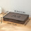 Plastic Storage Box For Office Large Capacity Transparent Paper Storage Case Desktop Storage Organization Document Box 1
