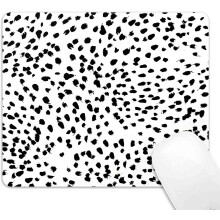 Cute Kitten Mouse Pad, Cat Mouse Pad for Kids Girls, Pink Kawai Mouse Pad, Anti-Slip Rubber Mousepad for Computer & Laptop, 9.5x7.9 inch, Black Cat