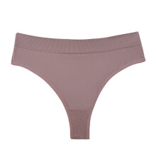 Plus Size High Waist No Show Panties Watermelon Red M