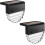 Poolside Solar Lights, Wireless LED Submersible Lights Compatible with Metal Frame Above Ground Pools, Timer Off, 2PCS 1