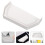 White PVC Gutter End Cap Set 1 Piece 1