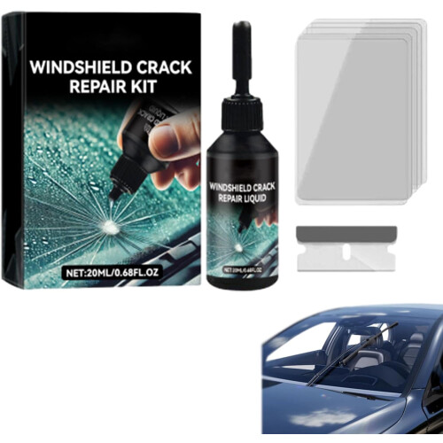 Windshield Crack Repair Kit Universal 1-Piece