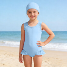 Girls Swimsuit Bathing Suit 1 Piece Quick Dry Kids Bikini Summer Swimwear 9-10 Years