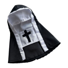 Lovely Pet Sister Outfit Soft Breathable Cats Nun Costume For-S