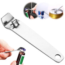 Virenlux Mini Vial Openers 2-in-1 Stainless Steel Bottle & Jar Opener, Portable Keychain Tool for Travel, Home, Kitchen – Compatible with Oral