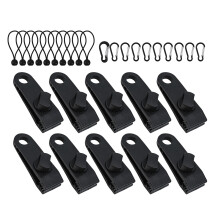 30Pcs Tent Clips Adjustable Lock Clips for Tarp& Shade Cloth