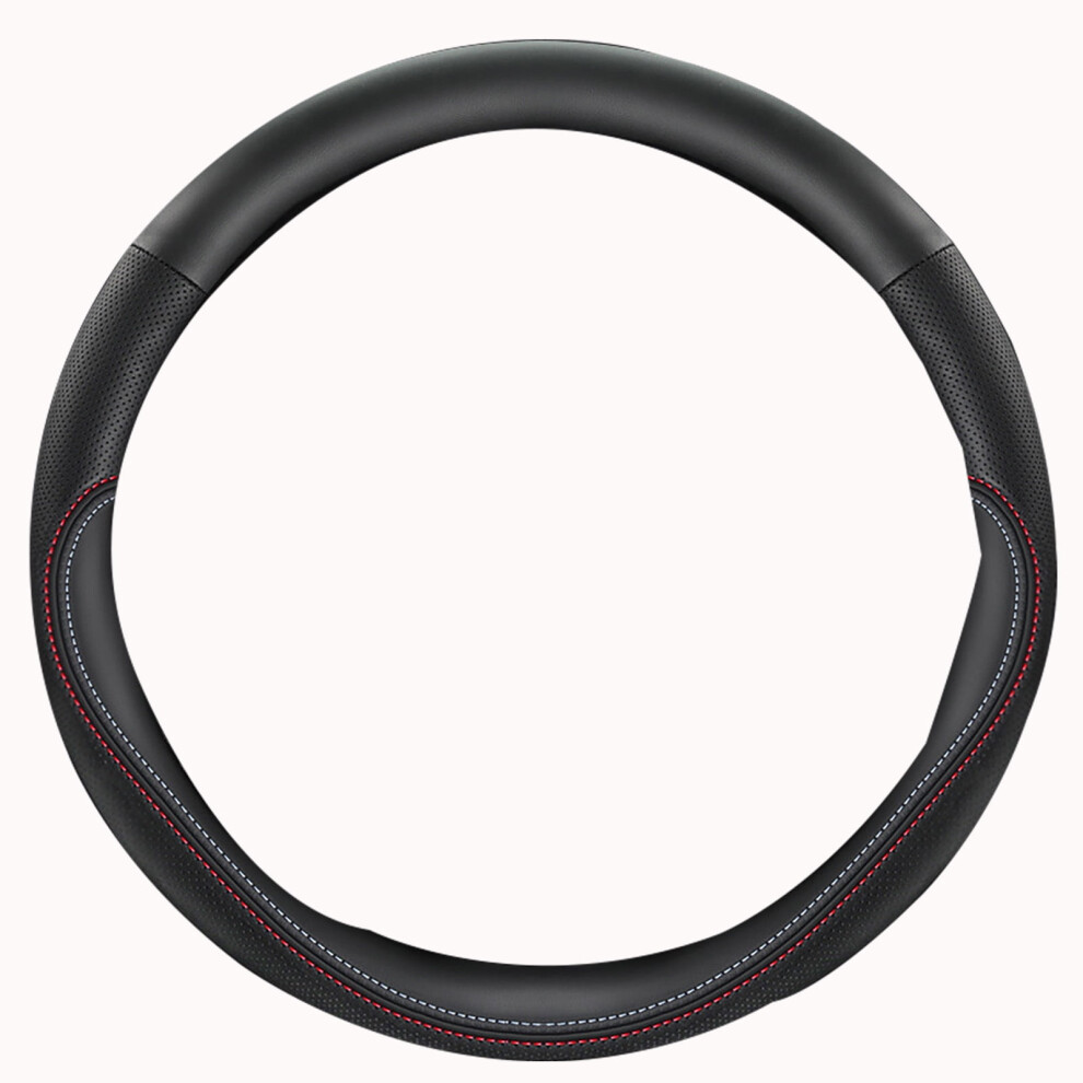 Universal Car Steering Wheel Cover Compatible With Toyota Corolla, Cross, Levin, Camry, Yaris L, Frontlander Â Napa Two-Tone Line 9028731738017