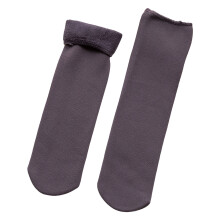 iOPQO 2 Pairs Thick Wool Socks, Thick Crew Socks Women, Soft Socks for Women, Sleep Socks, Thick Socks Women, Dark Gray A