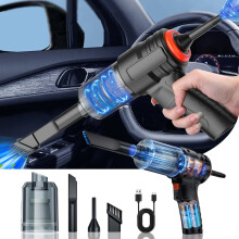 Under 40 dollar! Kraftfull stavdammsugare40 000 Pa/450 W stavdammsugare, laddningsdocka för vägg, trasselfri Lämplig för mattor och hårda golv