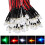 10 τεμάχια λάμπα LED 20cm3mm/5mm με καλώδιο, προ-καλωδιωμένη δίοδος εκπομπής DC 1