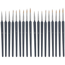2 Sets Watercolor Hook Line Pen Wolf Hair Brush for Gouache Art Paint Oil Painting Set