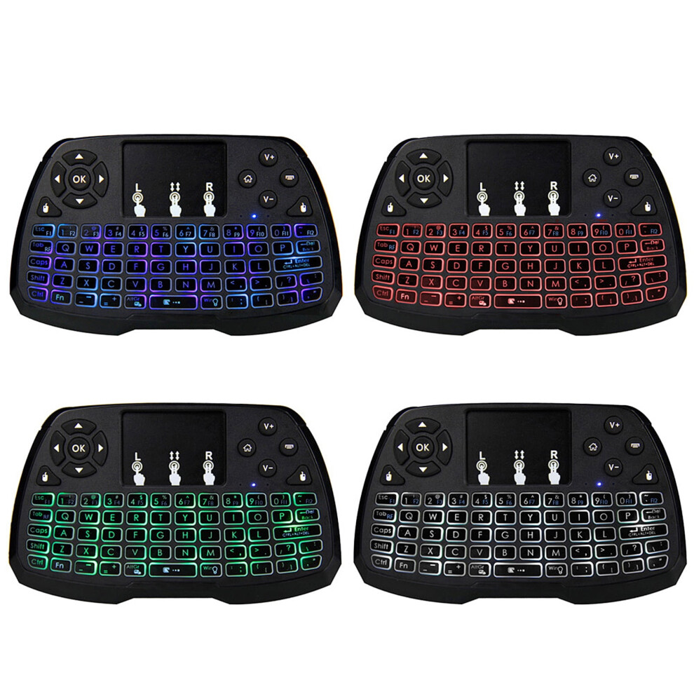 2.4Ghz Wireless Keyboard With Backlit Russian Layout, Touchpad Mouse & Tv Remote Control 9365509171097