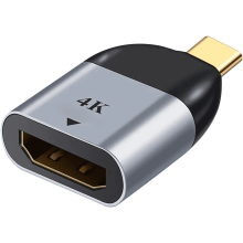 Adaptér USB C na HDMI 4K, prevodník typu C na HDMI samica (kompatibilný s Thunderbolt 3) pre MacBook Pro/Air, kompatibilný s iPad Pro, telefónmi