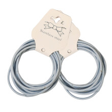 Xinwanna 20Pcs Thick Hair Ties Thin Material High Elastic Hair Ropes Anti-slip Hair Tops Women Girls Hair Band (Blue)