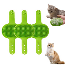 Meowvo silikonpute for katter og hunder – 2-i-1 selvpleier, kompatibel med klatrestativer og bord, grønn
