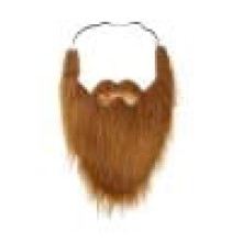Fake Beard with Elastic Strap Brown Plastic Adjustable