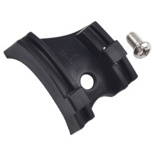 Stredové zloženie rámu cestného bicykla, vodiace lano, plastové 40 mm x 30 mm so skrutkou, komponent bicykla na vedenie laniek, čierny