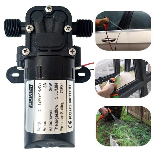 12V36W DC Γεωργικός Ηλεκτρικός Μίνι Ψεκαστήρας Νερού Υψηλής Πίεσης με Αντλία
