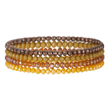 Boho Beaded Stretch Bracelet for Women Colorful Stackable Crystal Beads Bracelets Trendy Costume Jewelry Mothers Day Gifts for Women