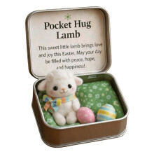 Virenlux Easter Pocket Hug Box – 2" Mini Gift with Assorted Characters, Tin Box, Cute Spring Keepsake (Compatible with Easter Gifting)