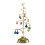 Pre-Lit Small LED Christmas Tree with Glass Lights – Tabletop Artificial Tree for Kitchen & Desktop Decor 1