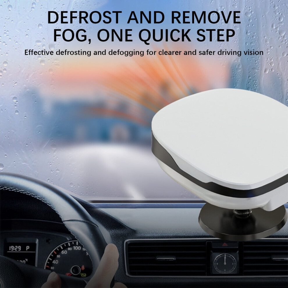 12V Heater Car Windshield Defroster Indoor Heating Compact Demister For Cars Camping Vehicles - Perfect For Winter Travel And Fast Heating 9479868008885