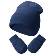Kids' Winter Hat, Glove & Scarf Set – Machine Washable, Soft Knit, for Boys & Girls 0-6M, Compatible with Toddler Wear