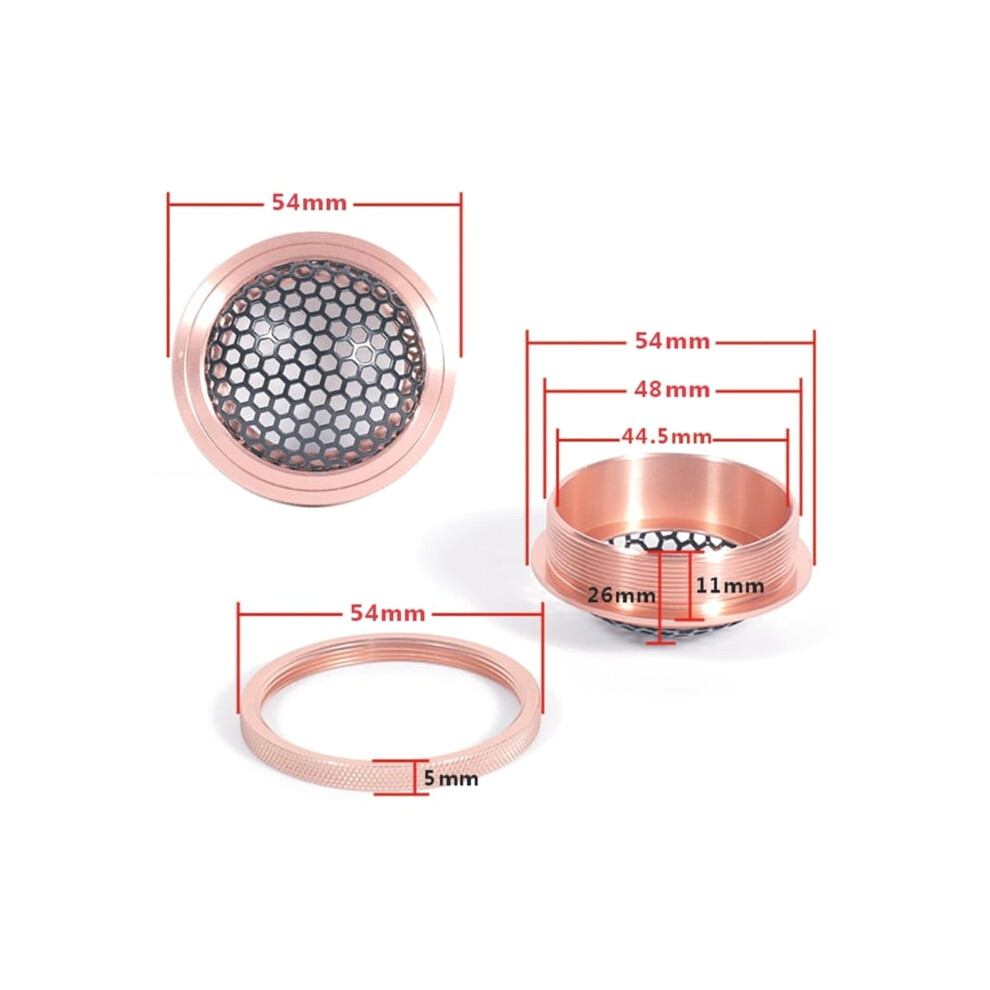 Solid Car Speaker Grill Cover For Car Sounds Refitting Speaker Decors Circles 9479868941595