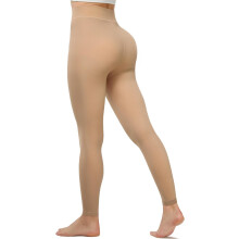 Fleece-Lined Tights for Women Thermal Thick Winter Footless
