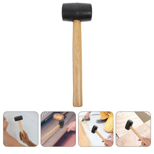 Mallet Rubber Hammer Tool Circular Head Child Miss