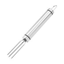Stainless Steel Corn Holders,3-Prong Ergonomic Design for Camping, and Family Gatherings, Dishwasher Safe