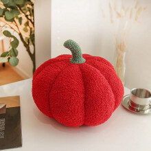 Pumpkin Pillows 3D Throw Cushion Plush Soft Sofa Pillows Stuffed Pumpkin Decoration for Fall Thanksgiving Winter Home Living Room
