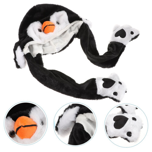 Raindrops Plush Hat Bunny Ears Hat Moving Ears Hat Bride 60X25X8CM