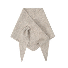 Xinwanna Xale Feminino de Tricô, Cor Sólida, Triângulos Listrados, Poncho com Nó, Manta, Outono/Inverno, Tamanho Universal, Cachecol/Cardigã